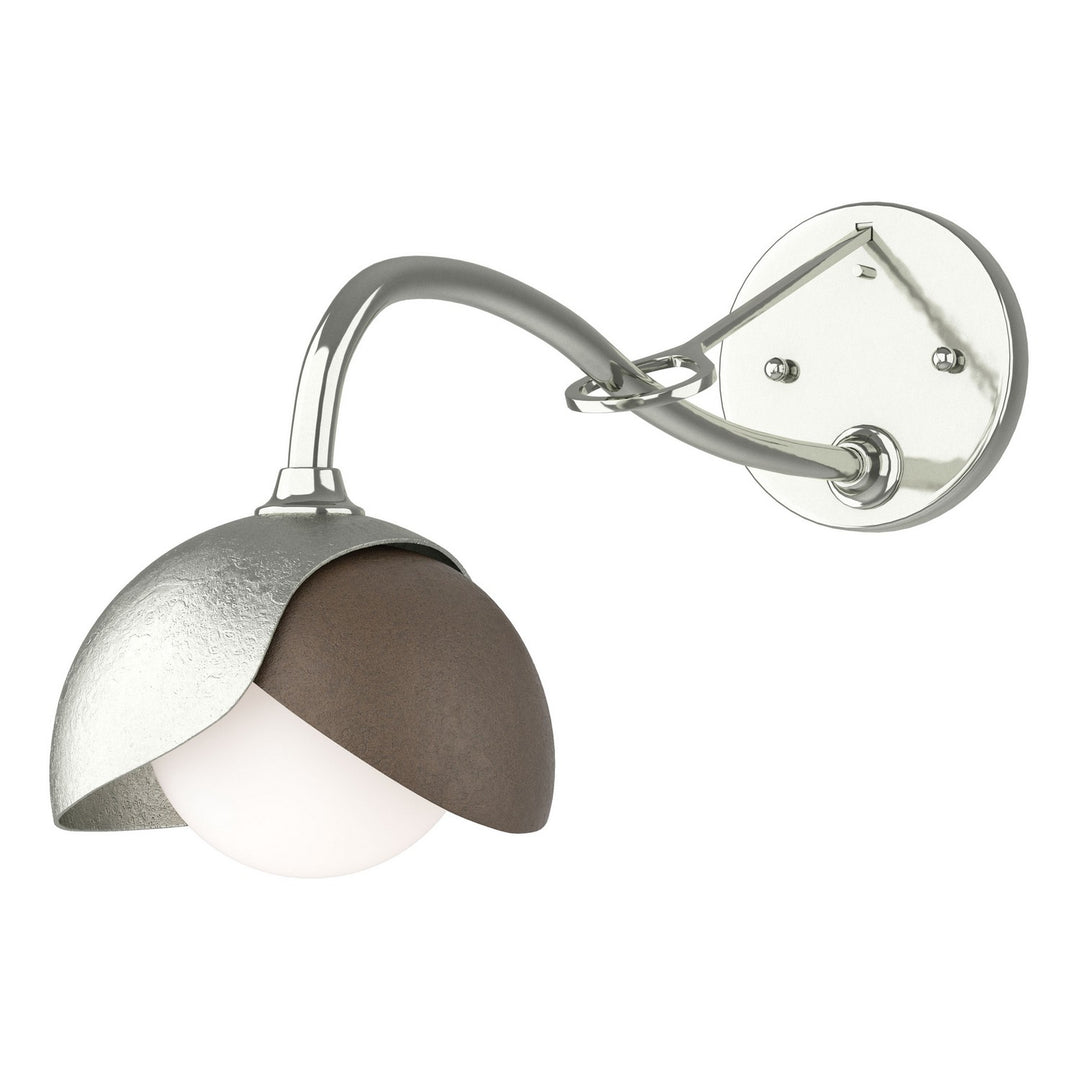 Hubbardton Forge Canada - 201377-SKT-85-05-GG0711 - One Light Wall Sconce - Brooklyn - Sterling