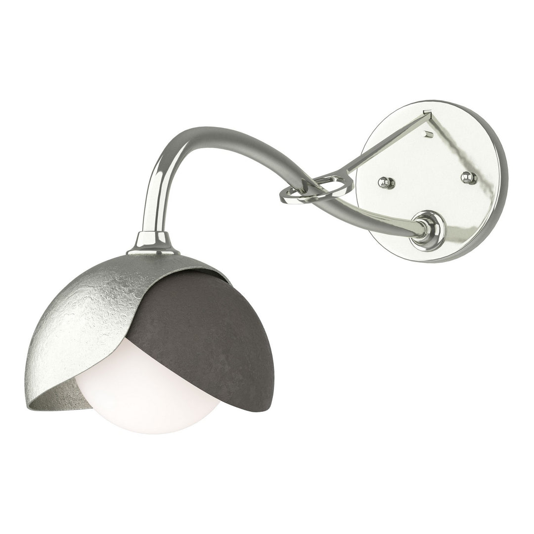 Hubbardton Forge Canada - 201377-SKT-85-07-GG0711 - One Light Wall Sconce - Brooklyn - Sterling