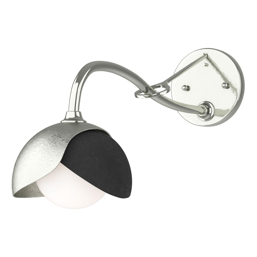 Hubbardton Forge Canada - 201377-SKT-85-10-GG0711 - One Light Wall Sconce - Brooklyn - Sterling