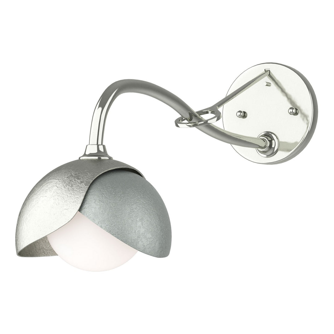Hubbardton Forge Canada - 201377-SKT-85-82-GG0711 - One Light Wall Sconce - Brooklyn - Sterling