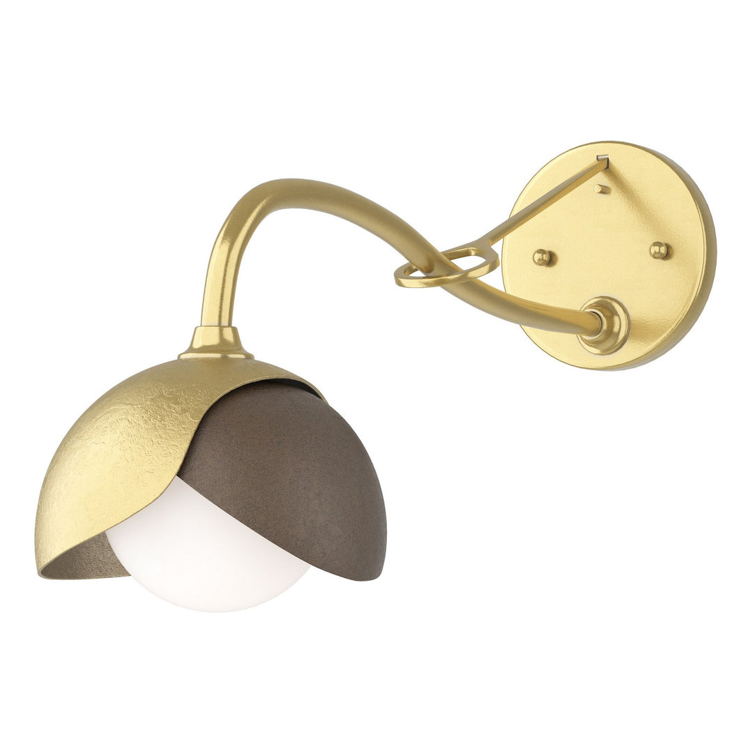 Hubbardton Forge Canada - 201377-SKT-86-05-GG0711 - One Light Wall Sconce - Brooklyn - Modern Brass