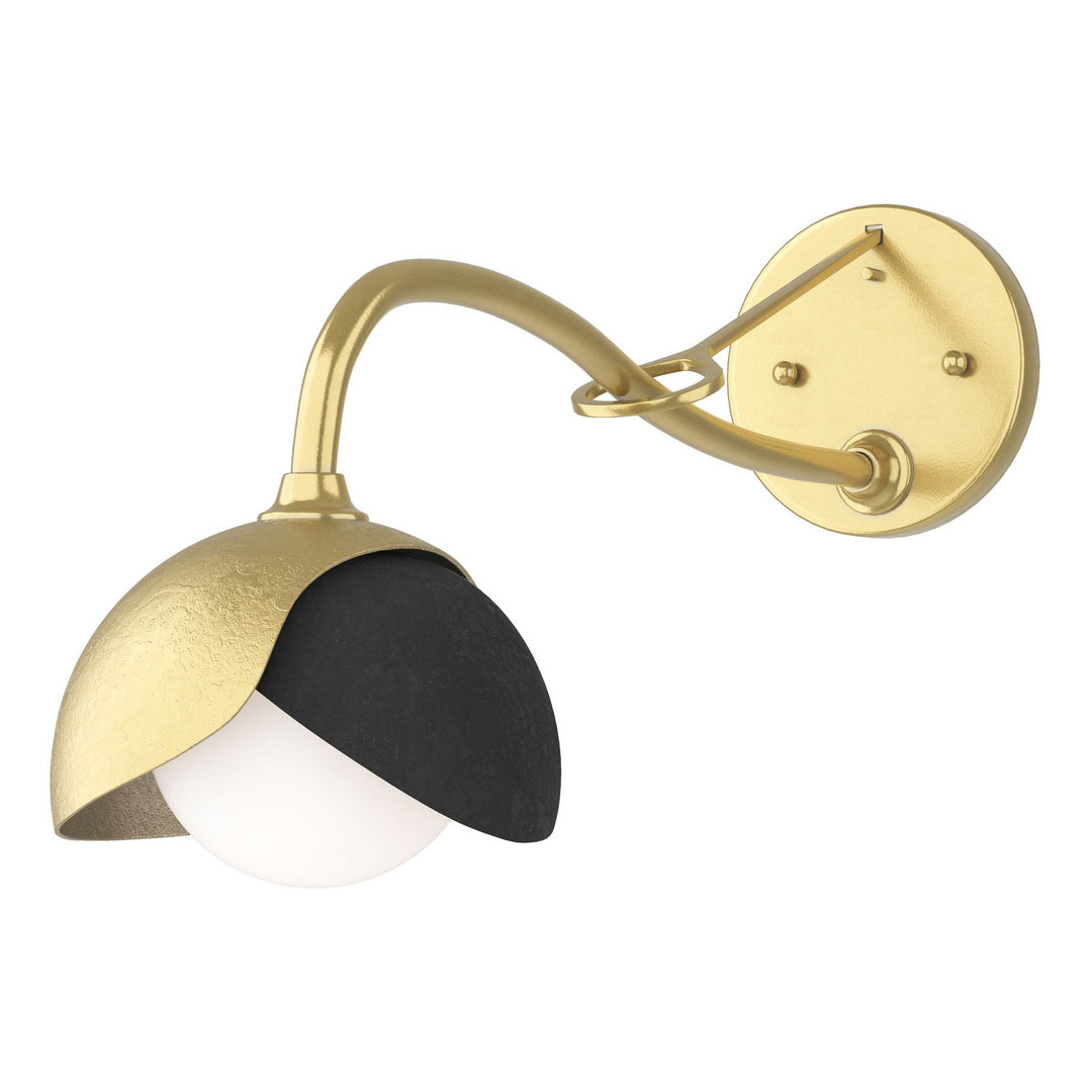 Hubbardton Forge Canada - 201377-SKT-86-10-GG0711 - One Light Wall Sconce - Brooklyn - Modern Brass