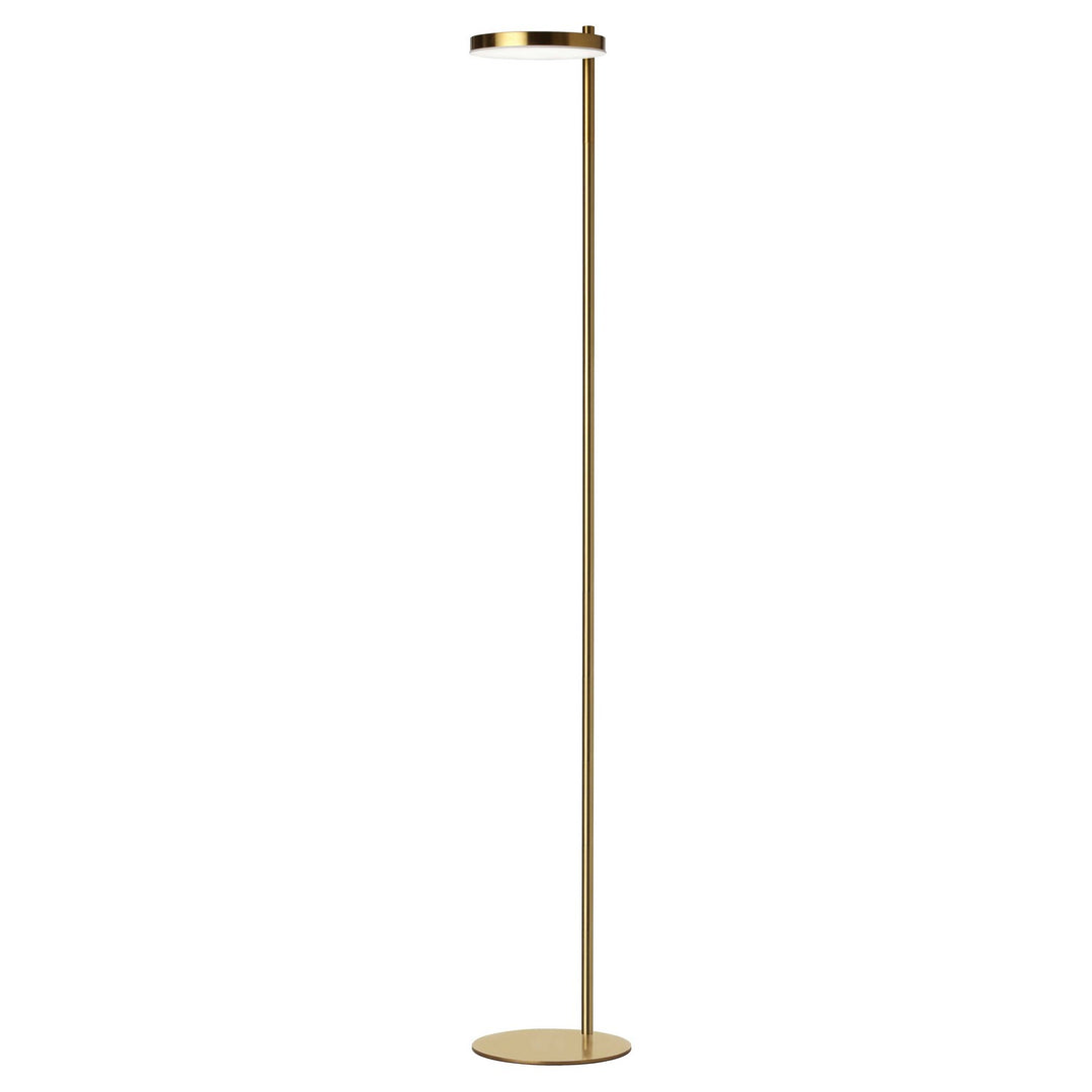 Fia LED Floor Lamp in Aged Brass - available from The Lighting Shoppe, trusted by Canadian homeowners