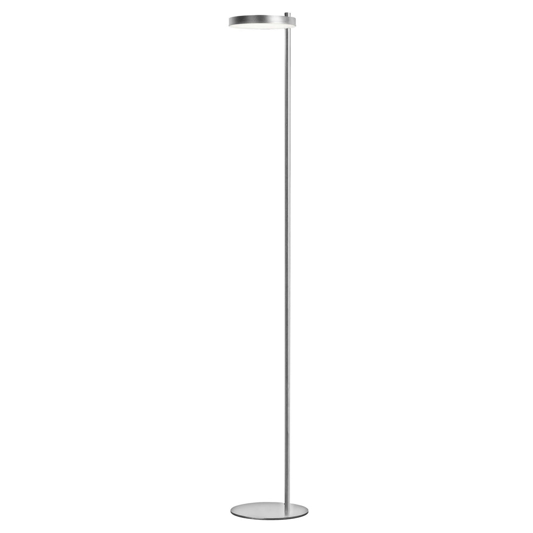 Fia LED Floor Lamp in Satin Chrome - available from The Lighting Shoppe, trusted by Canadian homeowners