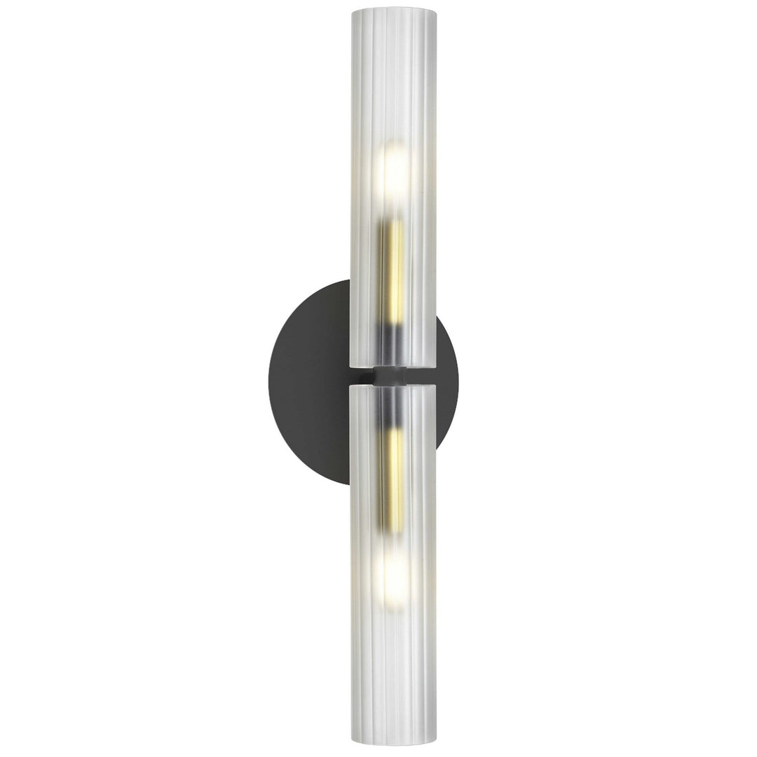 Wand Two Light Wall Sconce in Matte Black - available from The Lighting Shoppe, trusted by Canadian homeowners
