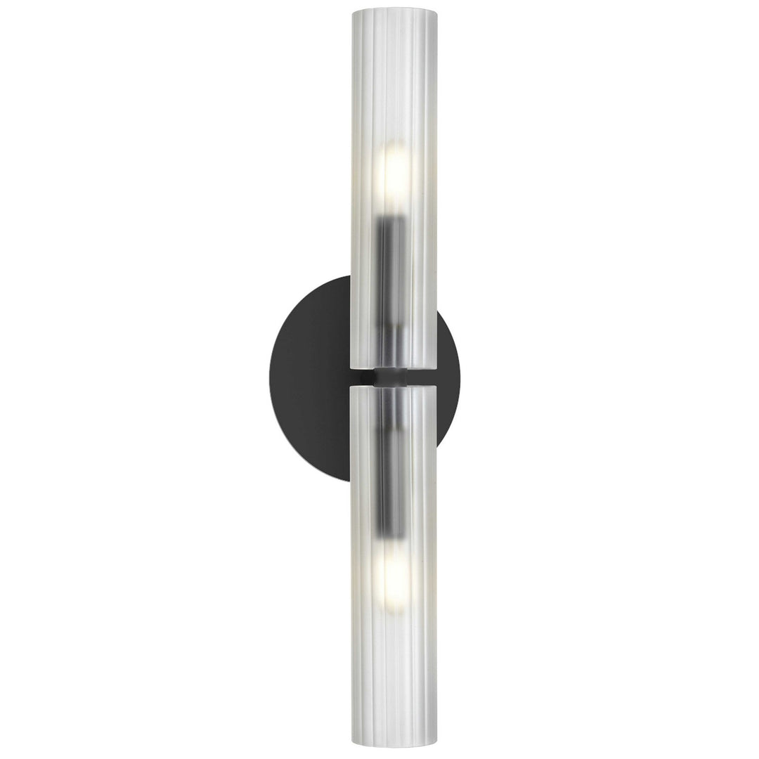 Wand Two Light Wall Sconce in Matte Black - available from The Lighting Shoppe, trusted by Canadian homeowners