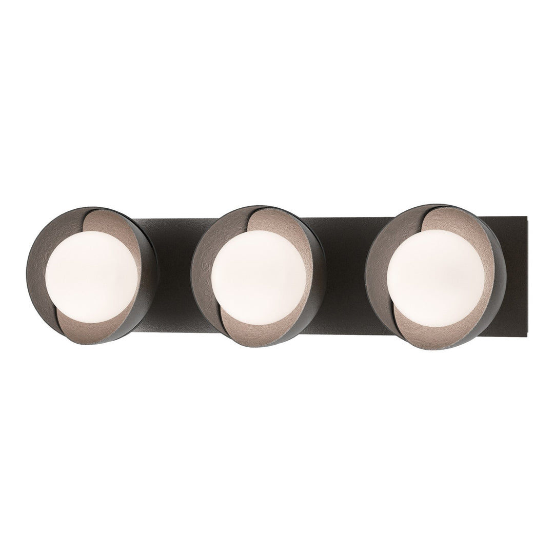 Brooklyn Three Light Bath Sconce in Oil Rubbed Bronze - available from The Lighting Shoppe, trusted by Canadian homeowners