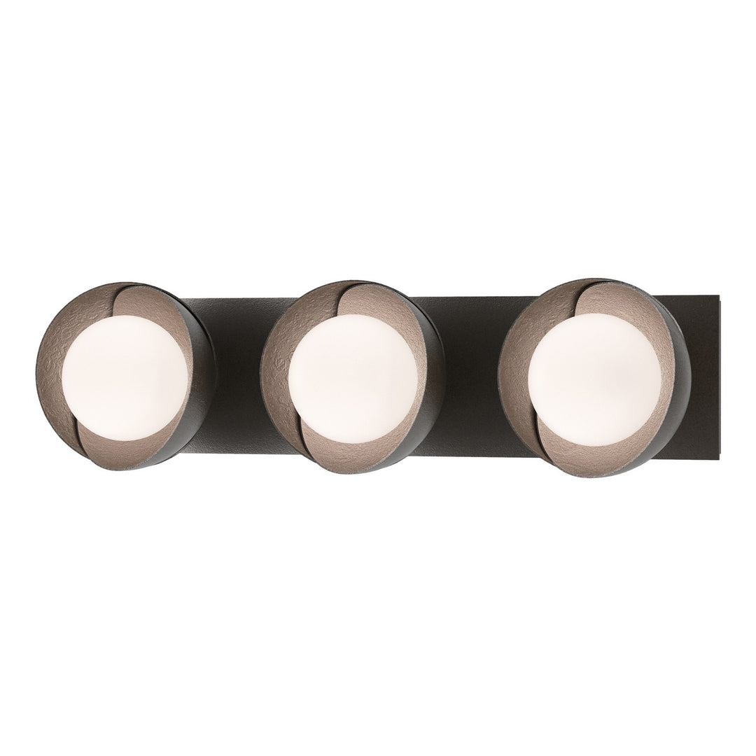 Brooklyn Three Light Bath Sconce in Oil Rubbed Bronze - available from The Lighting Shoppe, trusted by Canadian homeowners