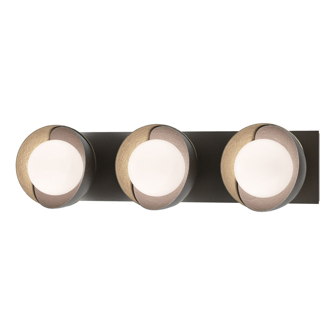 Brooklyn Three Light Bath Sconce in Oil Rubbed Bronze - available from The Lighting Shoppe, trusted by Canadian homeowners