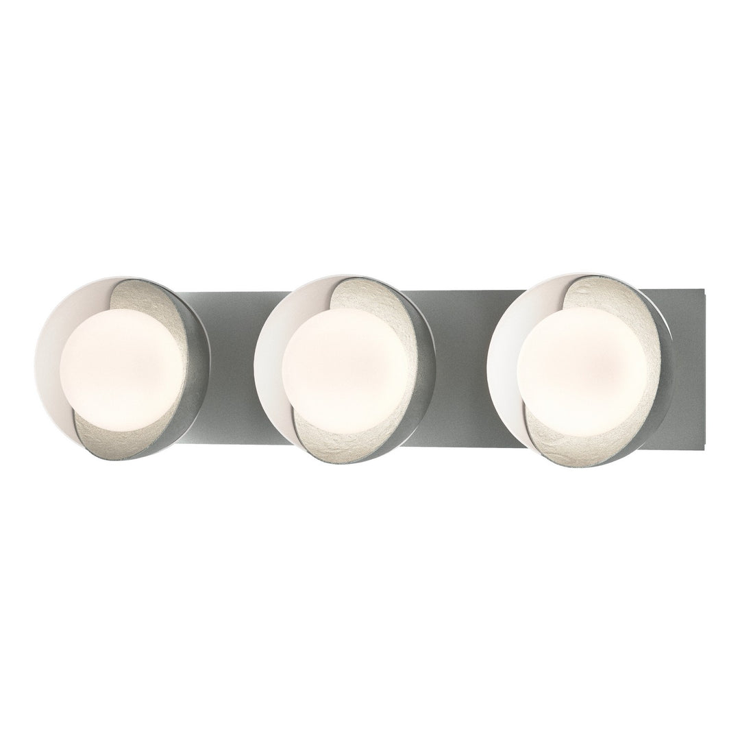 Brooklyn Three Light Wall Sconce in Vintage Platinum - available from The Lighting Shoppe, trusted by Canadian homeowners