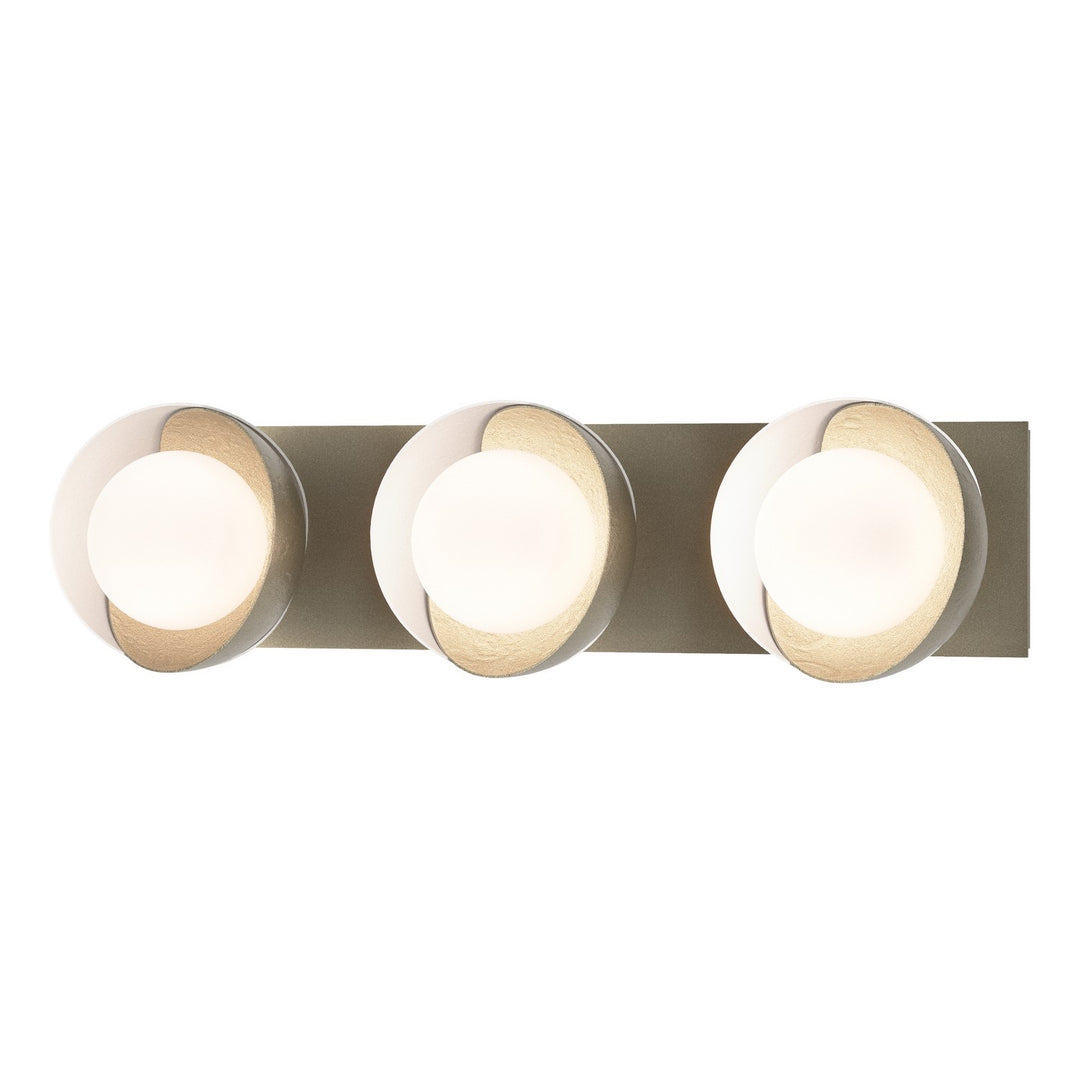 Brooklyn Three Light Wall Sconce in Soft Gold - available from The Lighting Shoppe, trusted by Canadian homeowners
