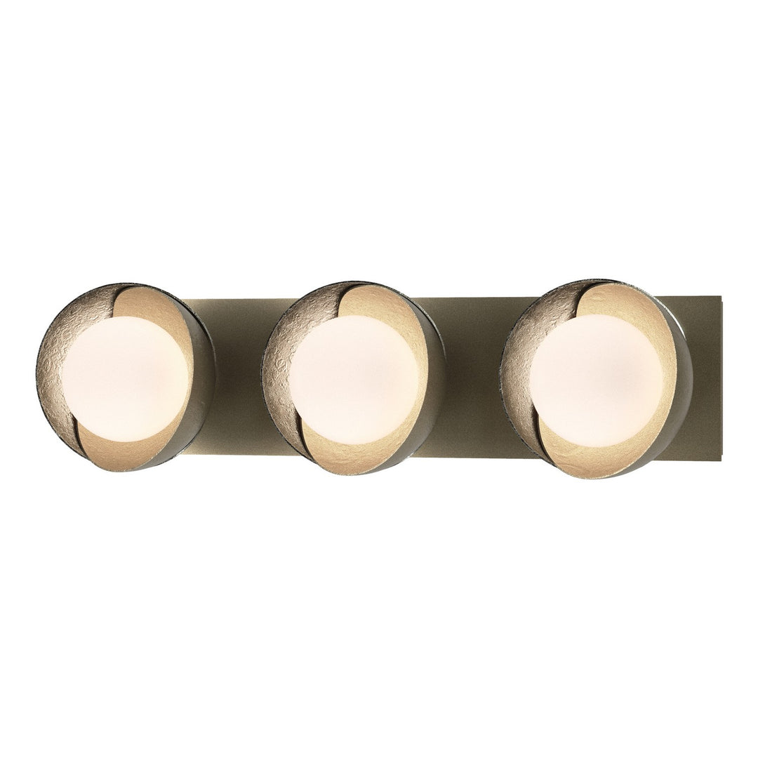 Brooklyn Three Light Bath Sconce in Soft Gold - available from The Lighting Shoppe, trusted by Canadian homeowners