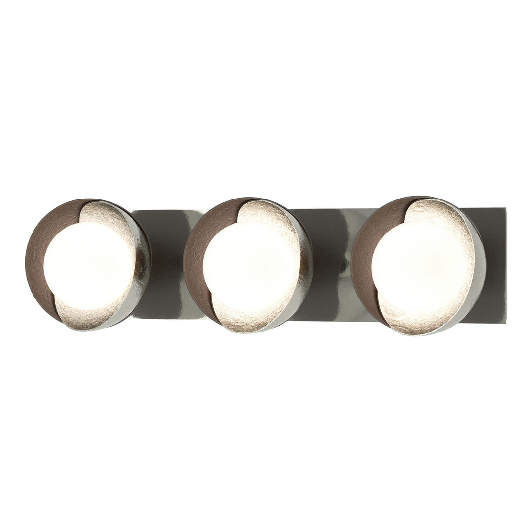 Brooklyn Three Light Bath Sconce in Sterling - available from The Lighting Shoppe, trusted by Canadian homeowners