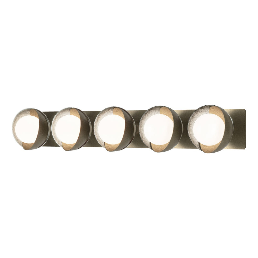 Brooklyn Five Light Bath Sconce in Soft Gold - available from The Lighting Shoppe, trusted by Canadian homeowners