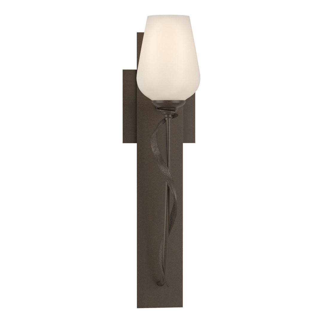 Hubbardton Forge Canada - 203030-SKT-05-GG0303 - One Light Wall Sconce - Flora - Bronze