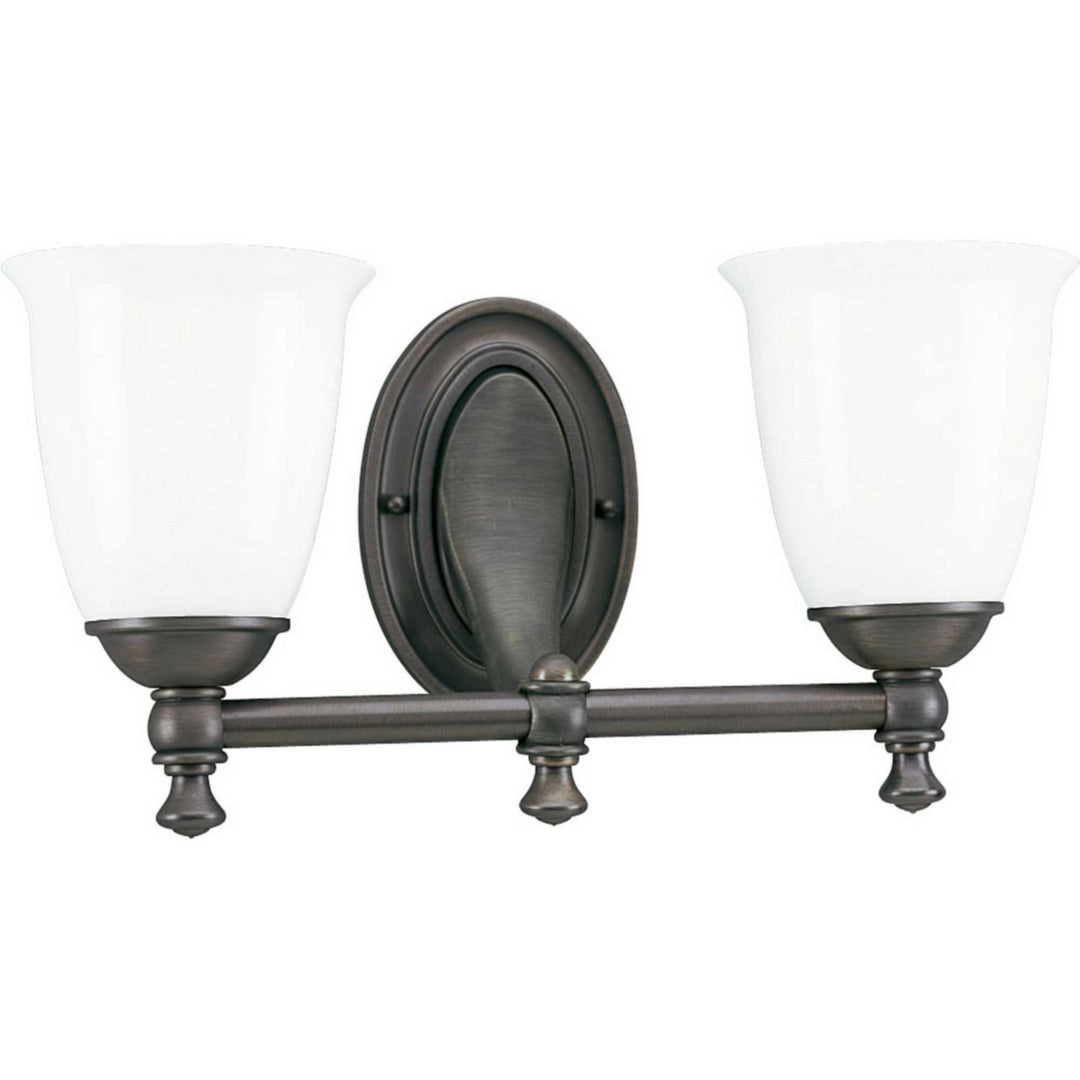 Victorian Two Light Bath in Venetian Bronze - available from The Lighting Shoppe, trusted by Canadian homeowners