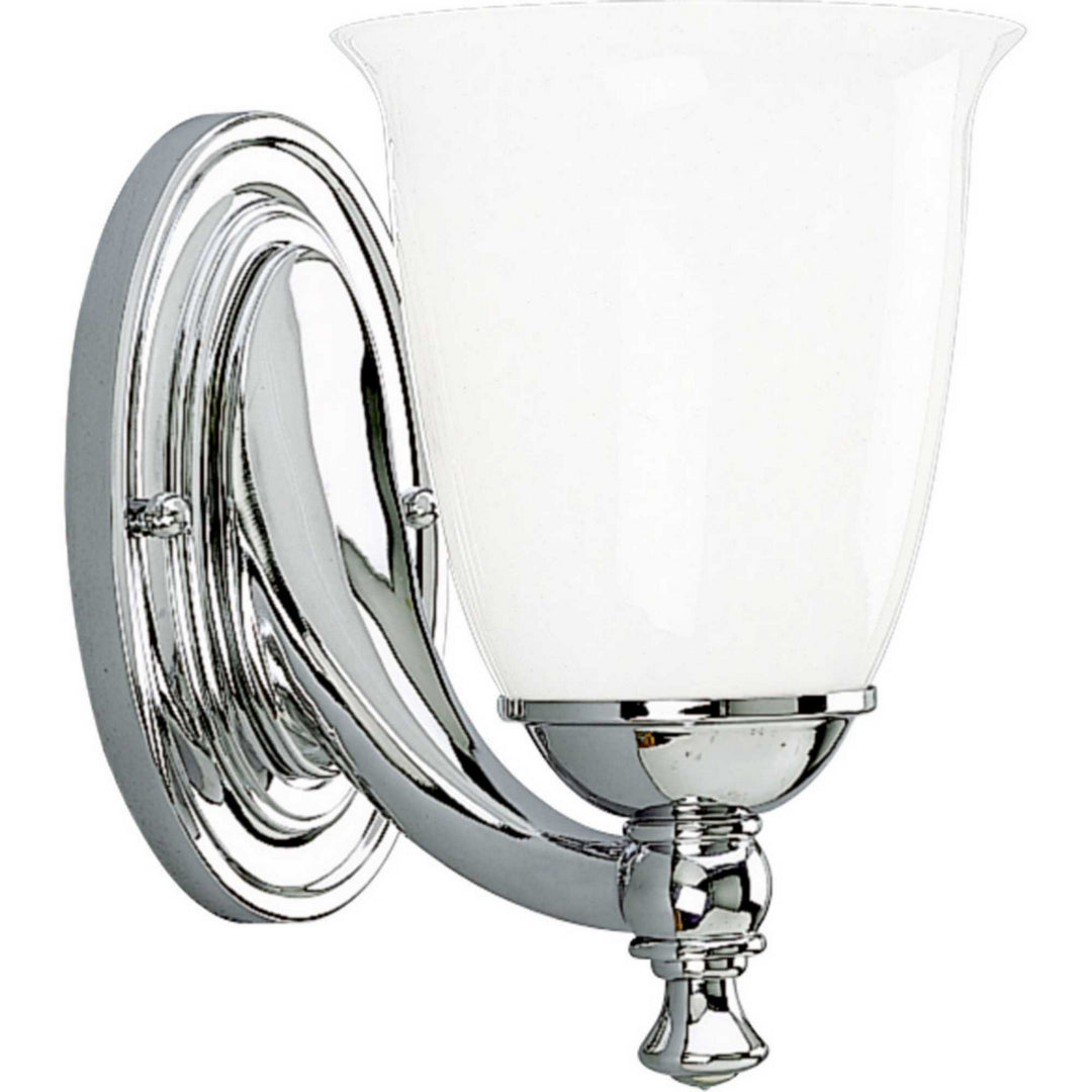 Victorian One Light Bath in Polished Chrome - available from The Lighting Shoppe, trusted by Canadian homeowners