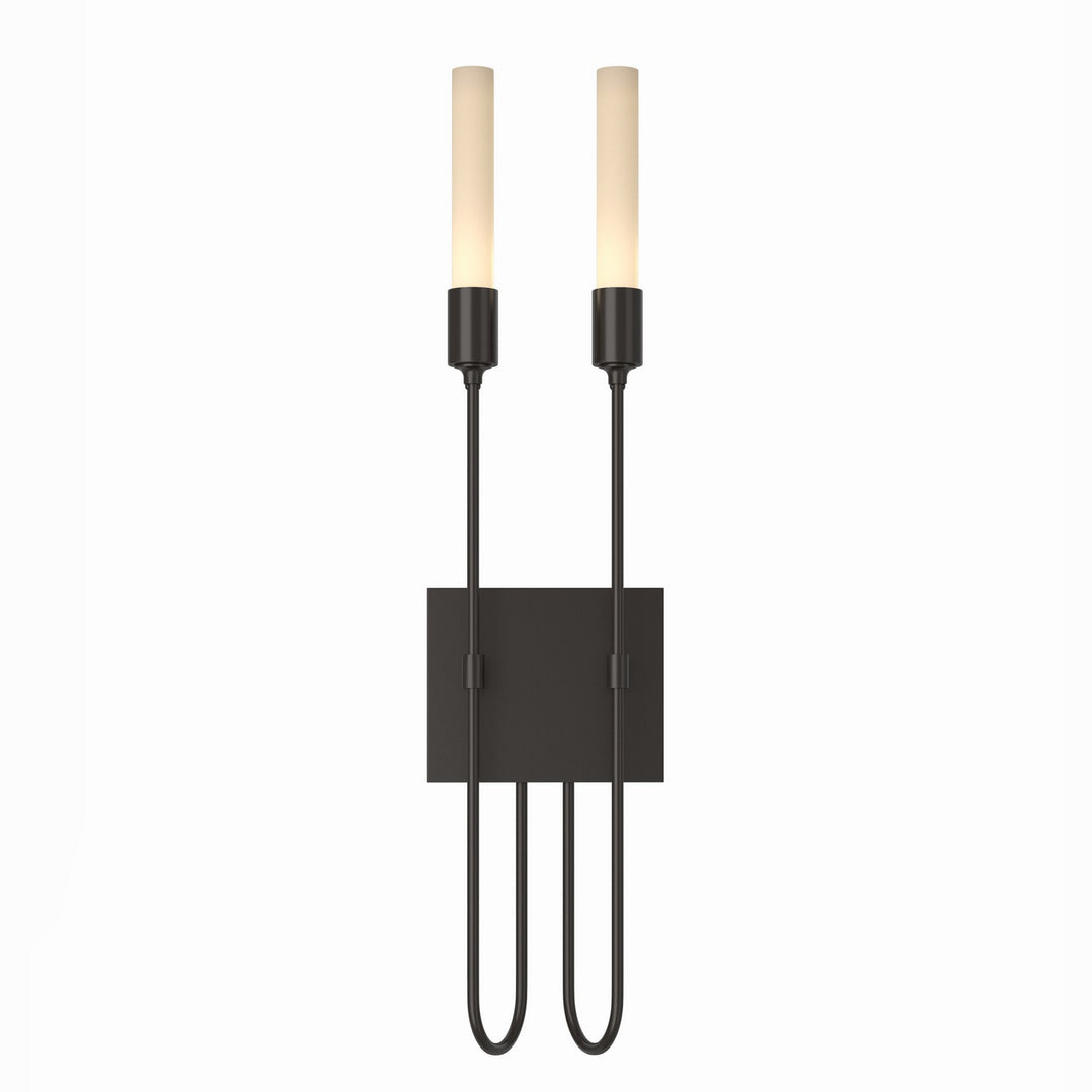Hubbardton Forge Canada - 203053-SKT-14 - Two Light Wall Sconce - Lisse - Oil Rubbed Bronze