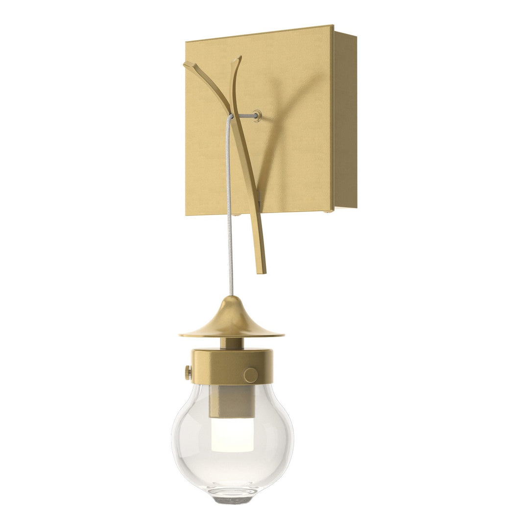 Hubbardton Forge Canada - 203325-SKT-86-ZM0565 - One Light Wall Sconce - Kiwi - Modern Brass