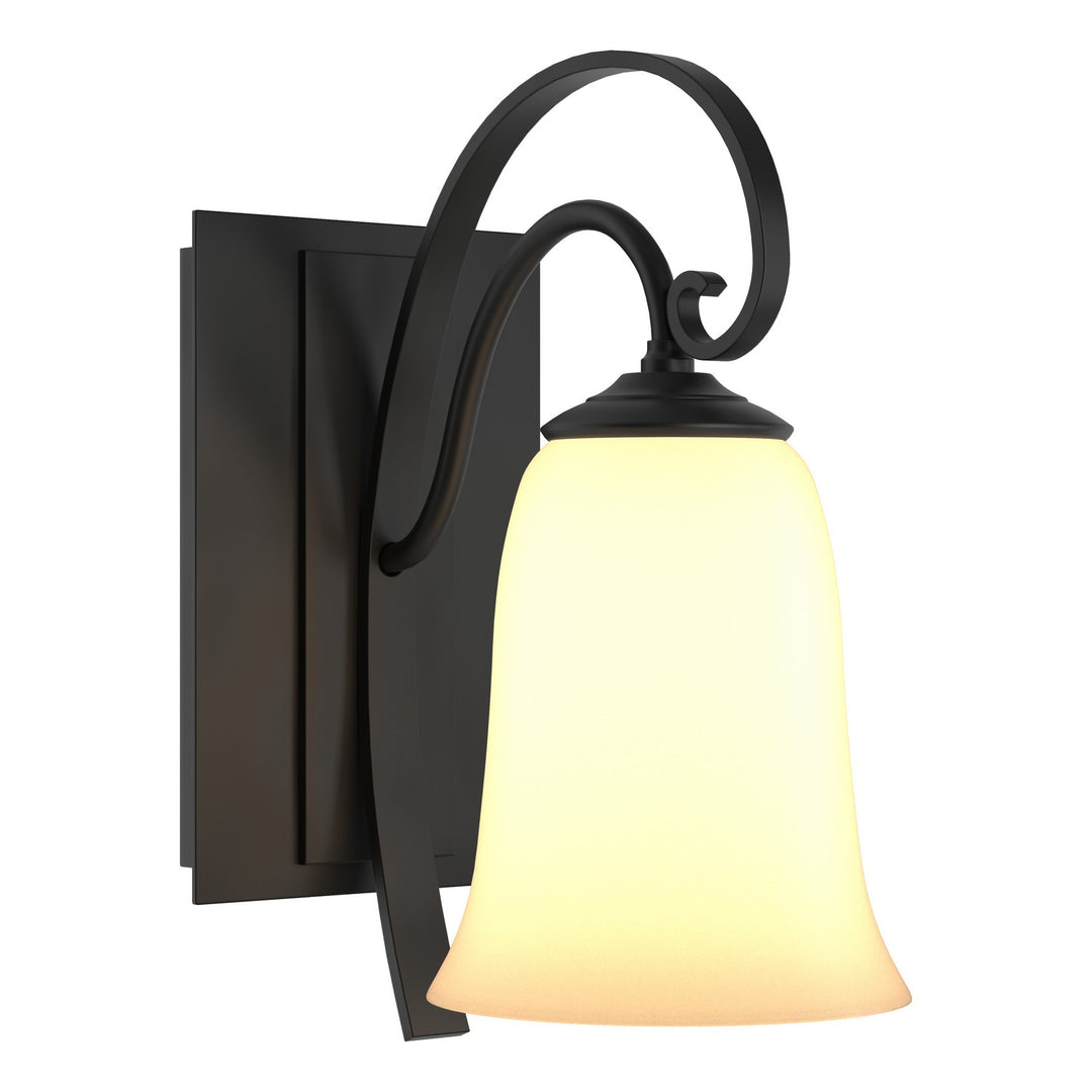 Hubbardton Forge Canada - 204531-SKT-10-GG0035 - One Light Wall Sconce - Scroll - Black