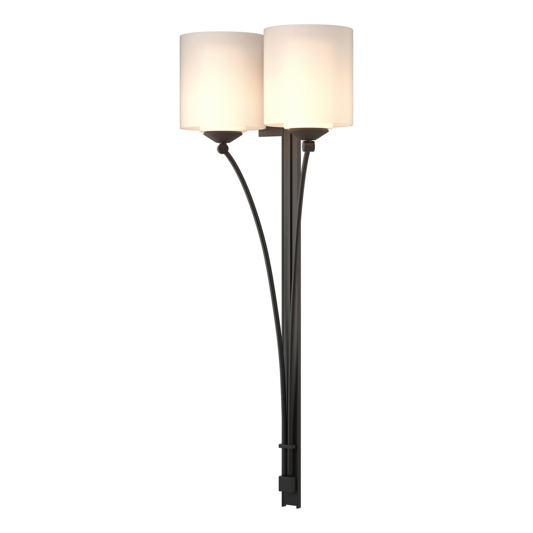 Hubbardton Forge Canada - 204672-SKT-10-GG0169 - Two Light Wall Sconce - Formae - Black