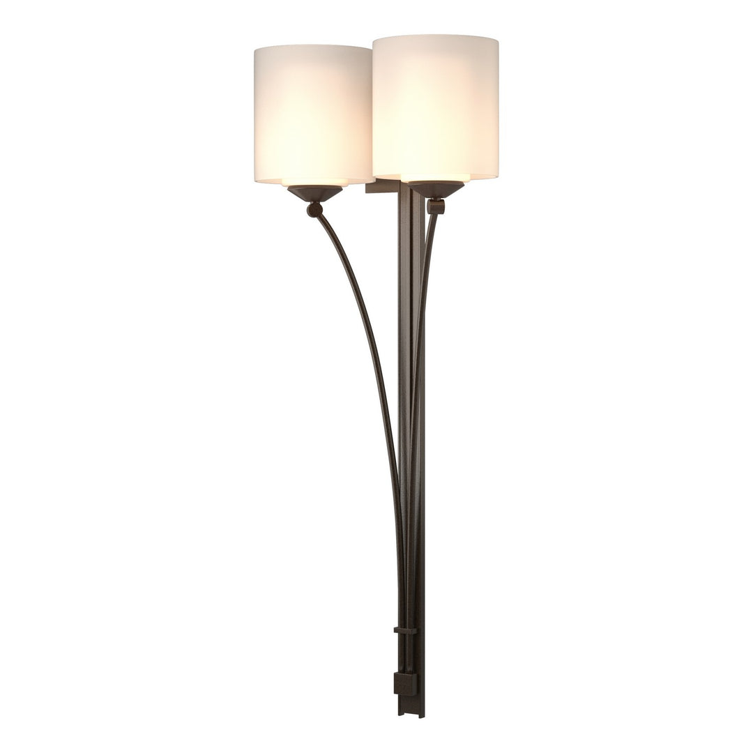 Hubbardton Forge Canada - 204672-SKT-14-GG0169 - Two Light Wall Sconce - Formae - Oil Rubbed Bronze