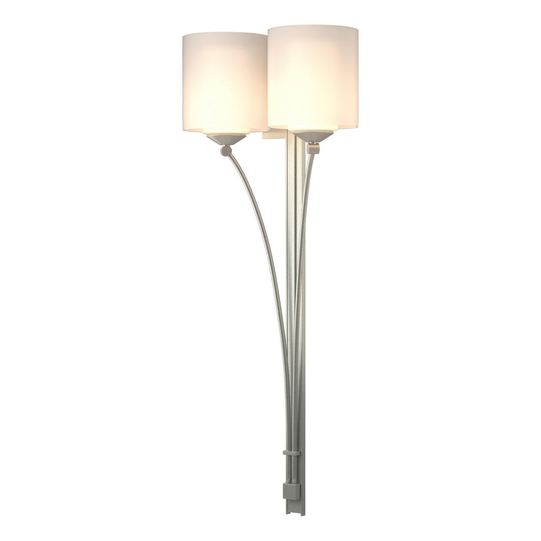 Hubbardton Forge Canada - 204672-SKT-82-GG0169 - Two Light Wall Sconce - Formae - Vintage Platinum