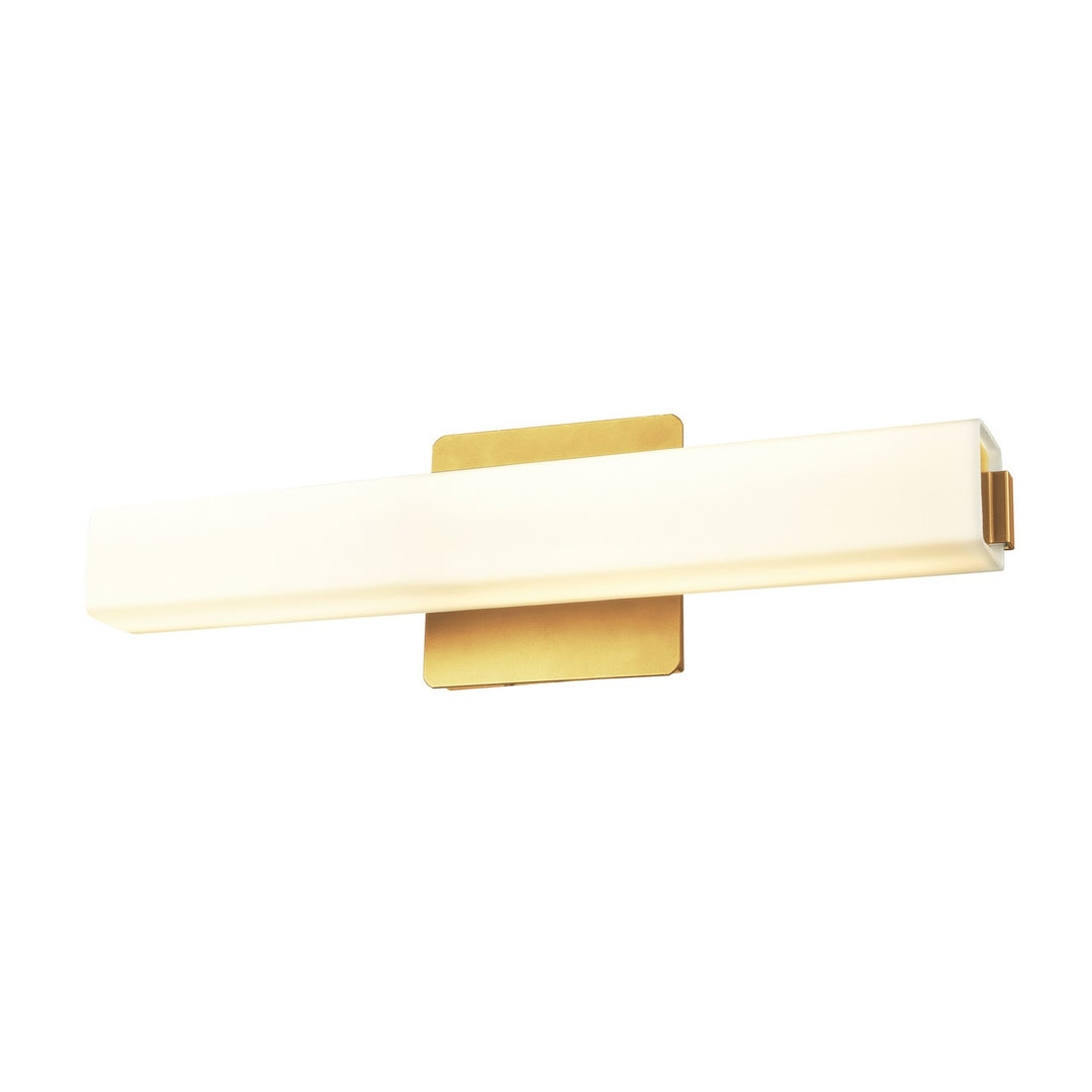 DVI Canada - DVP33892BR-OP - LED Vanity - Venture Cct - Brass w/Half Opal Glass