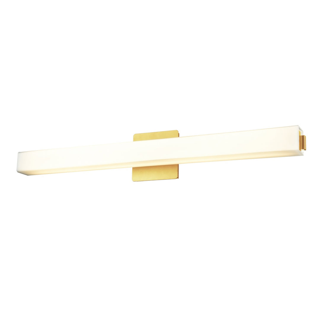 DVI Canada - DVP33894BR-OP - LED Vanity - Venture Cct - Brass w/Half Opal Glass