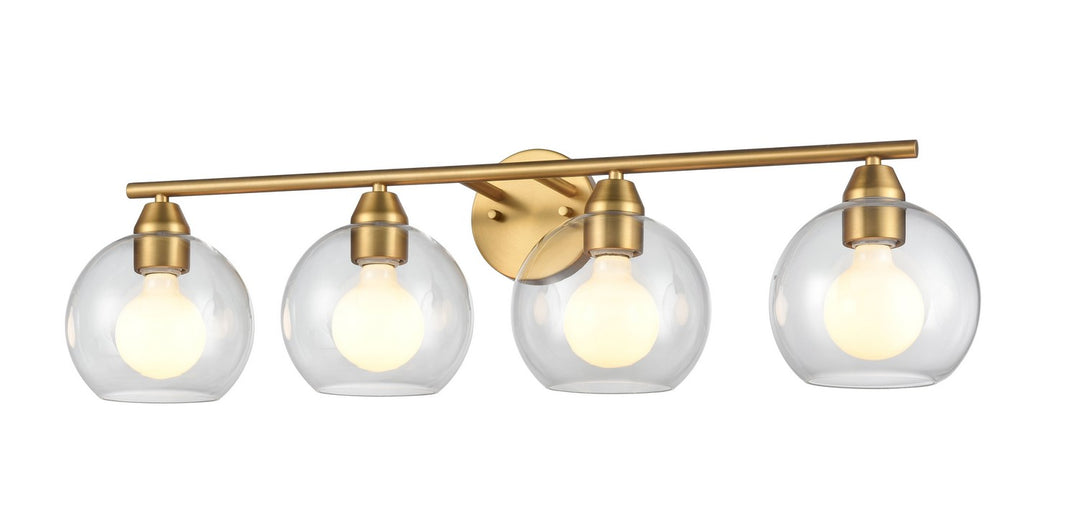 Andromeda Four Light Vanity in Wall - available from The Lighting Shoppe, trusted by Canadian homeowners