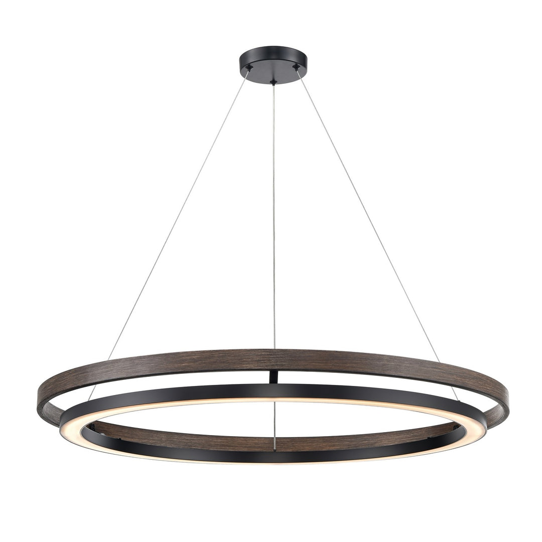 DVI Canada - DVP40849EB+IW-CCT - LED Pendant - Cybele Cct - Ebony And Ironwood On Metal