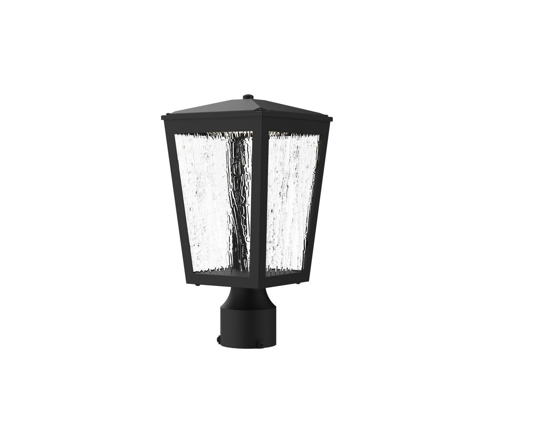 Calabasis LED Post Mount in Black - available from The Lighting Shoppe, trusted by Canadian homeowners