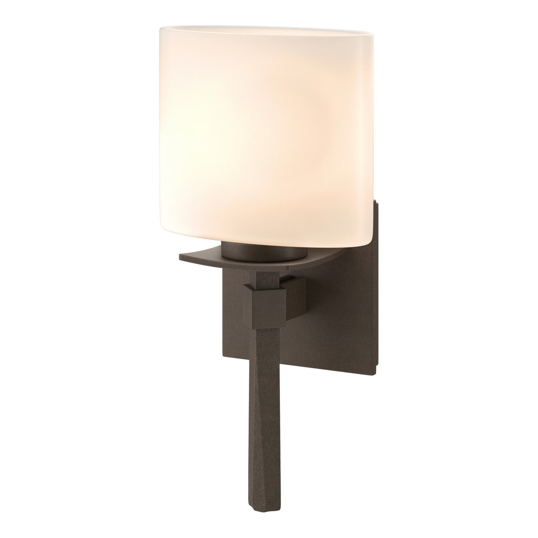 Hubbardton Forge Canada - 204820-SKT-05-GG0182 - One Light Wall Sconce - Beacon Hall - Bronze