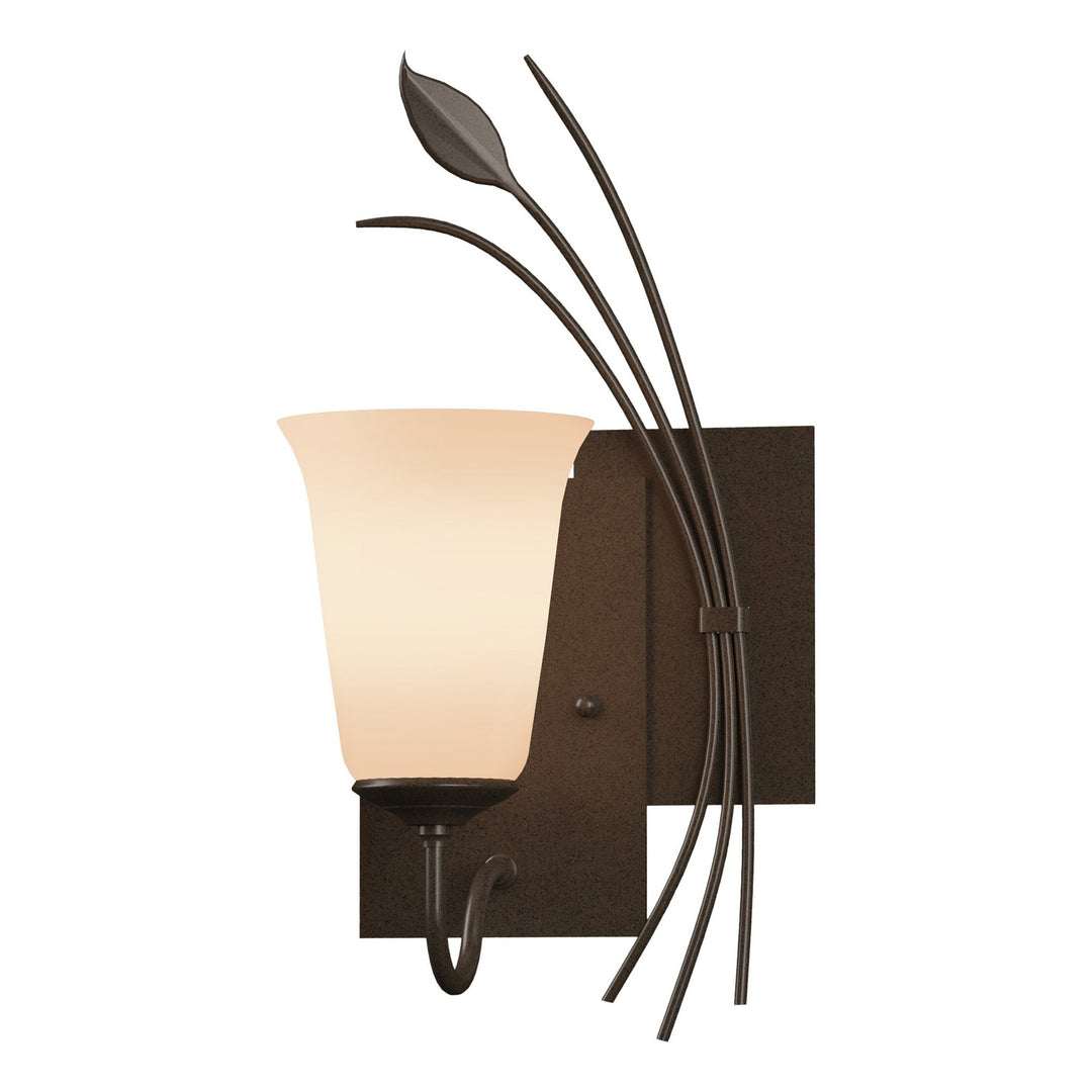 Hubbardton Forge Canada - 205122-SKT-RGT-05-GG0035 - One Light Wall Sconce - Leaf - Bronze