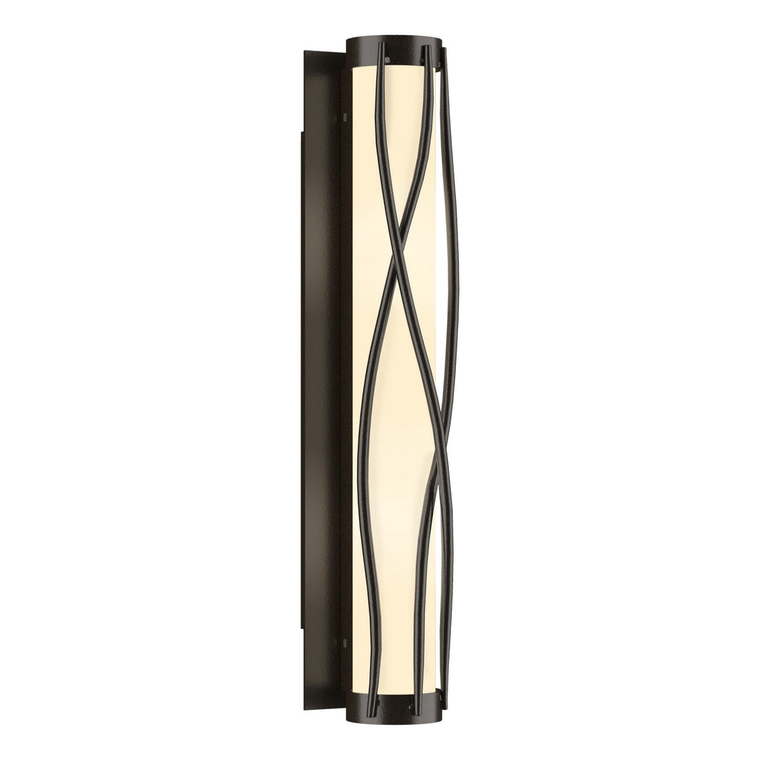 Hubbardton Forge Canada - 205401-SKT-14-GG0347 - Four Light Wall Sconce - Twine - Oil Rubbed Bronze