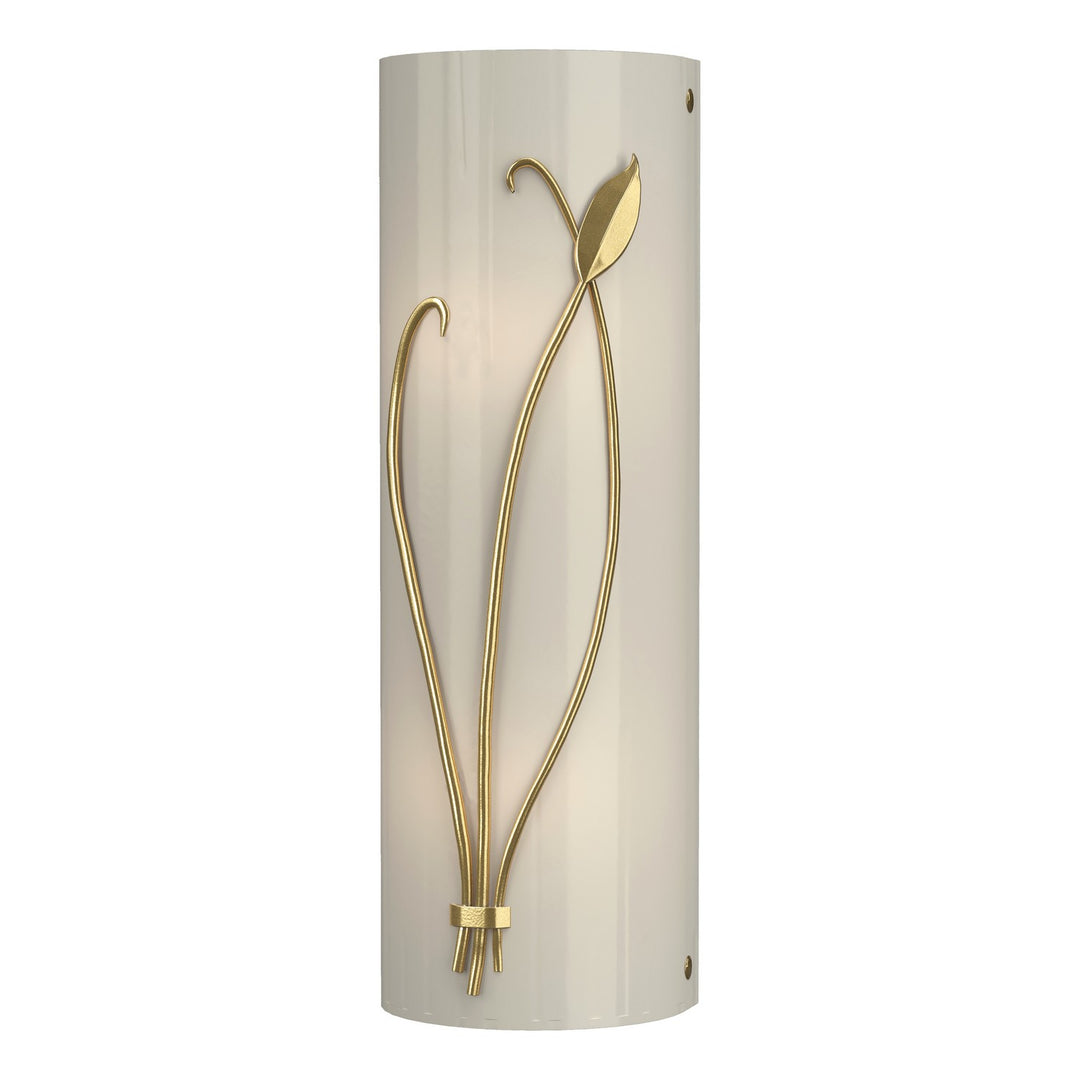 Hubbardton Forge Canada - 205770-SKT-LFT-86-CC0410 - Two Light Wall Sconce - Leaf - Modern Brass
