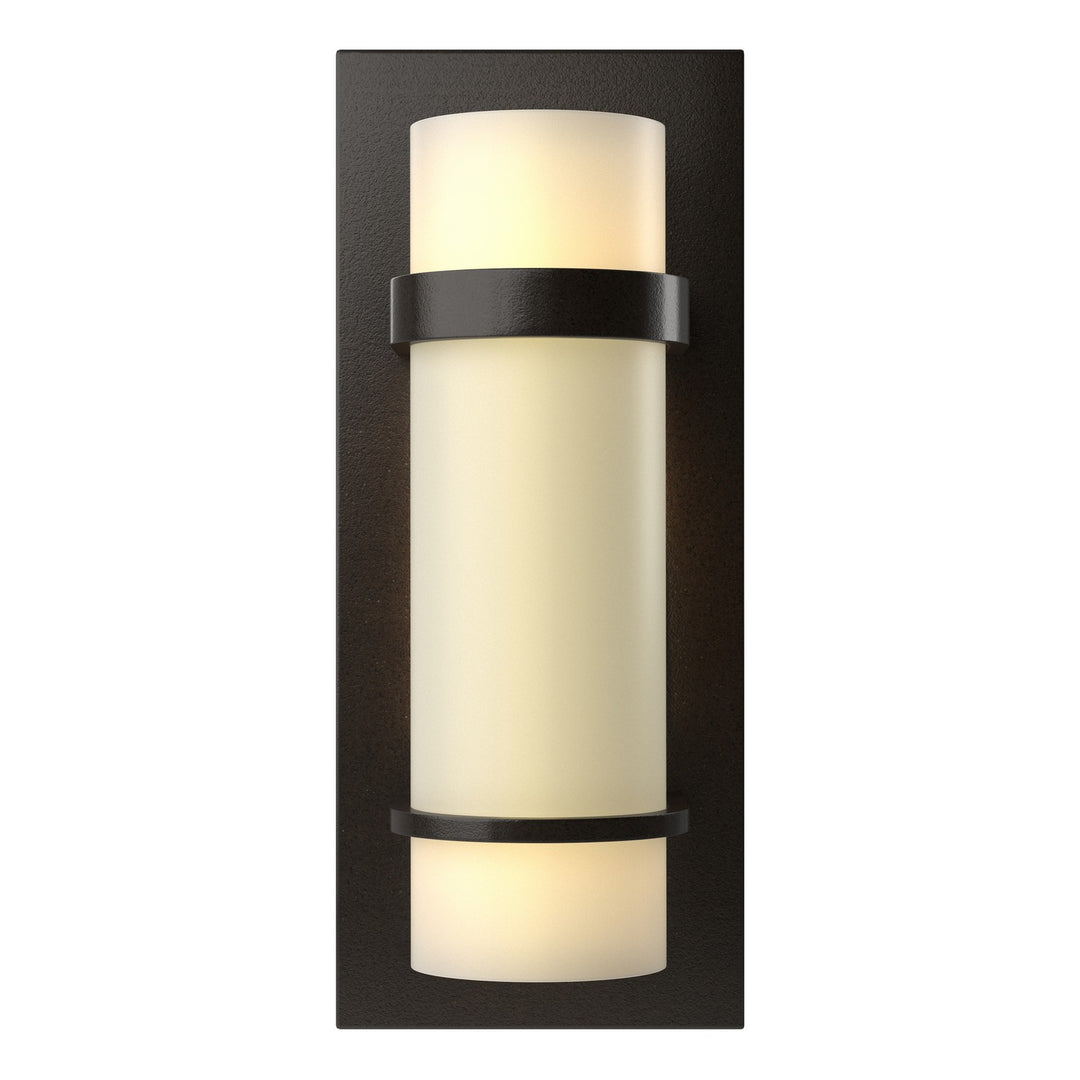 Hubbardton Forge Canada - 205812-SKT-14-GG0065 - One Light Wall Sconce - Banded - Oil Rubbed Bronze