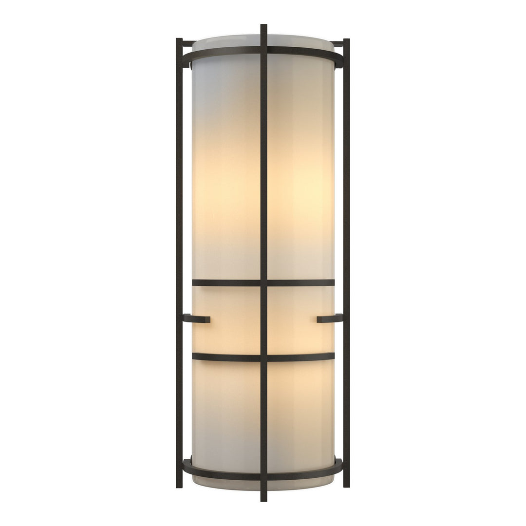 Hubbardton Forge Canada - 205910-SKT-07-CC0412 - Two Light Wall Sconce - Banded - Dark Smoke