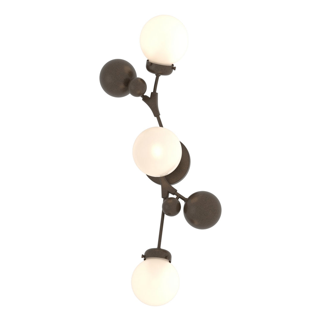 Hubbardton Forge Canada - 206050-SKT-05-GG0629 - Three Light Wall Sconce - Sprig - Bronze