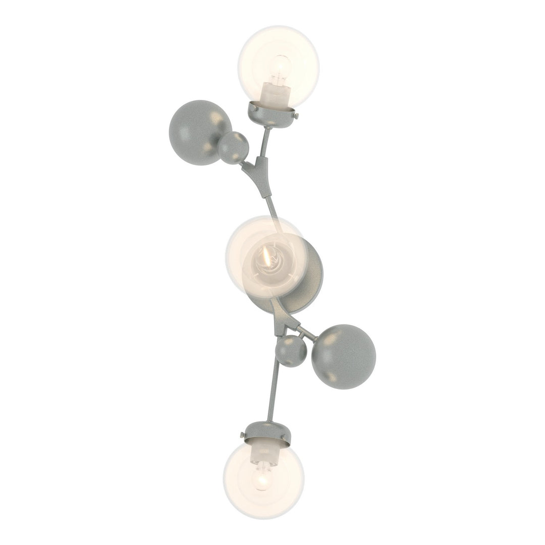 Hubbardton Forge Canada - 206050-SKT-82-WF0629 - Three Light Wall Sconce - Sprig - Vintage Platinum