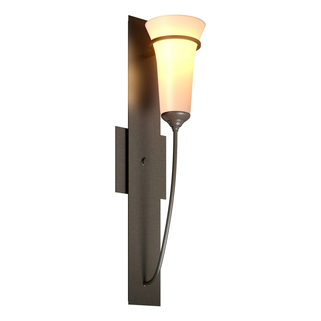 Hubbardton Forge Canada - 206251-SKT-07-GG0068 - One Light Wall Sconce - Banded - Dark Smoke