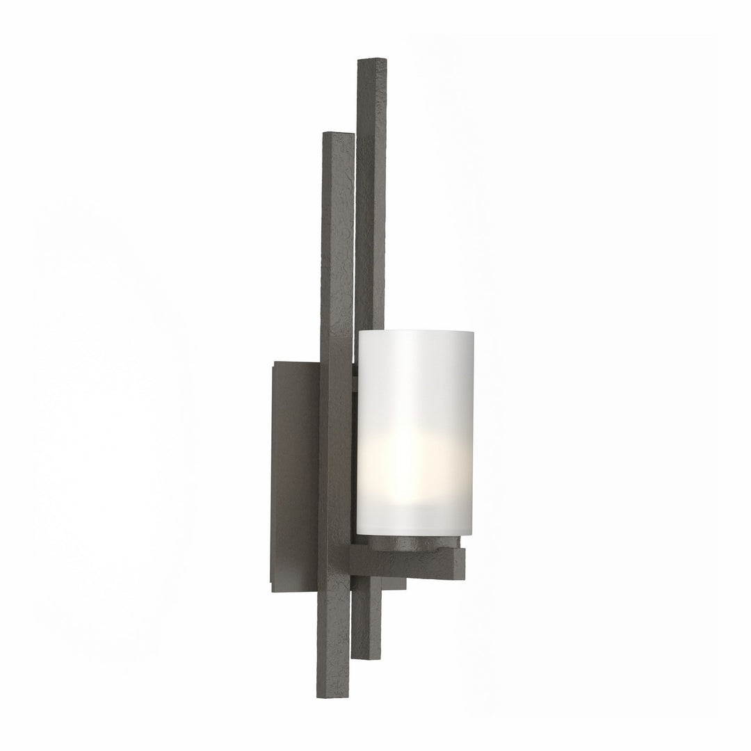 Hubbardton Forge Canada - 206301-SKT-LFT-14-GG0168 - One Light Wall Sconce - Ondrian - Oil Rubbed Bronze