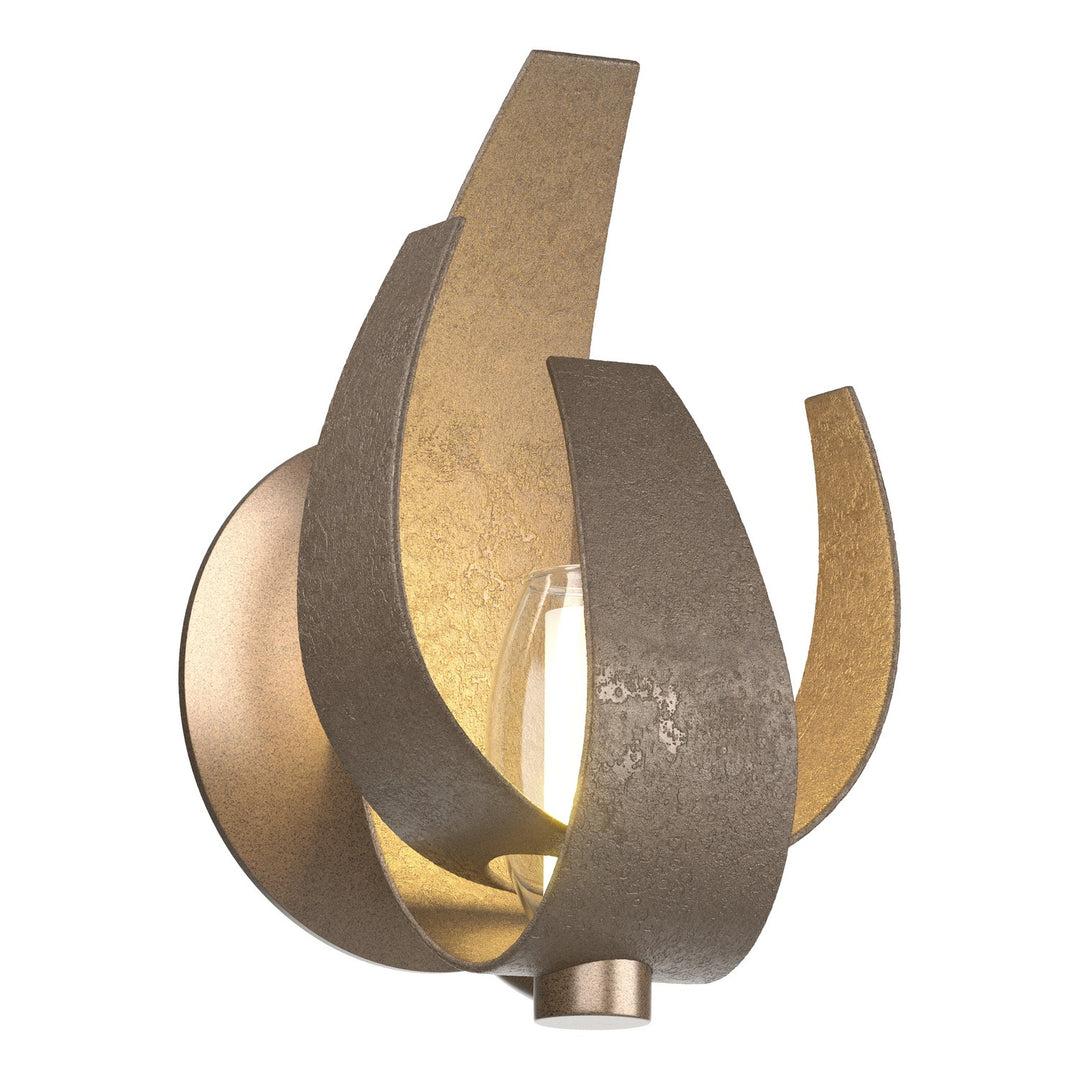 Hubbardton Forge Canada - 206501-SKT-05-YE0352 - One Light Wall Sconce - Corona - Bronze