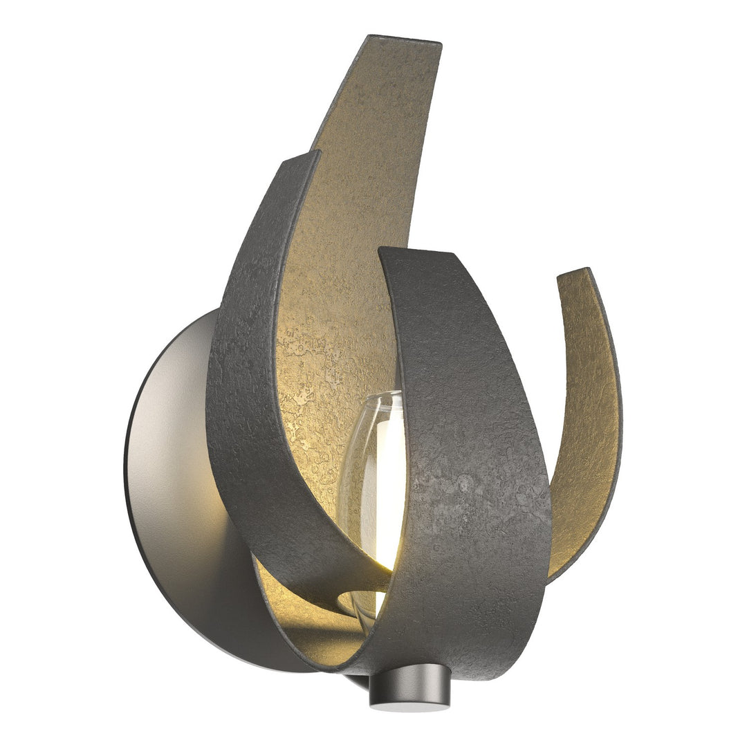 Hubbardton Forge Canada - 206501-SKT-10-YE0352 - One Light Wall Sconce - Corona - Black
