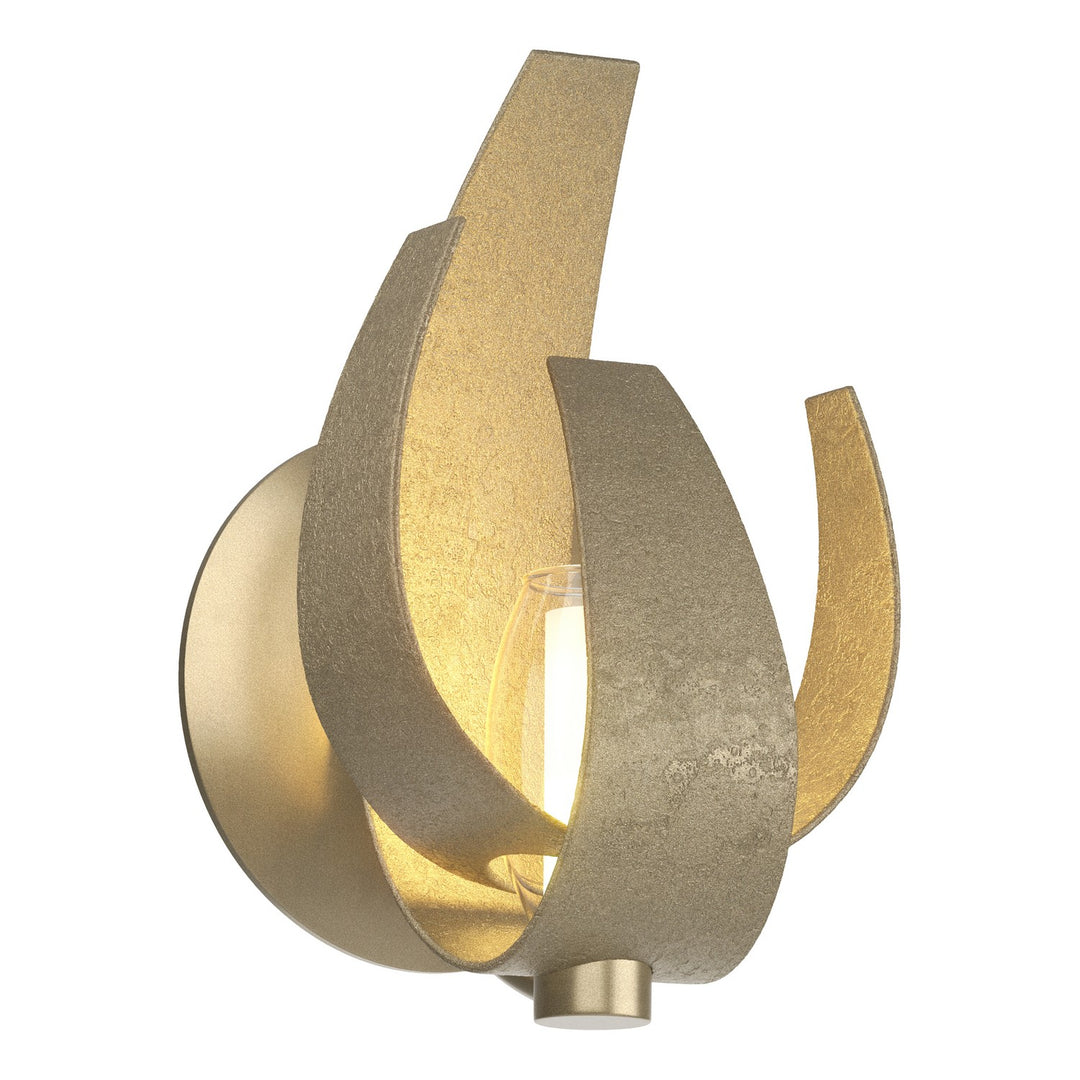 Hubbardton Forge Canada - 206501-SKT-84-YE0352 - One Light Wall Sconce - Corona - Soft Gold