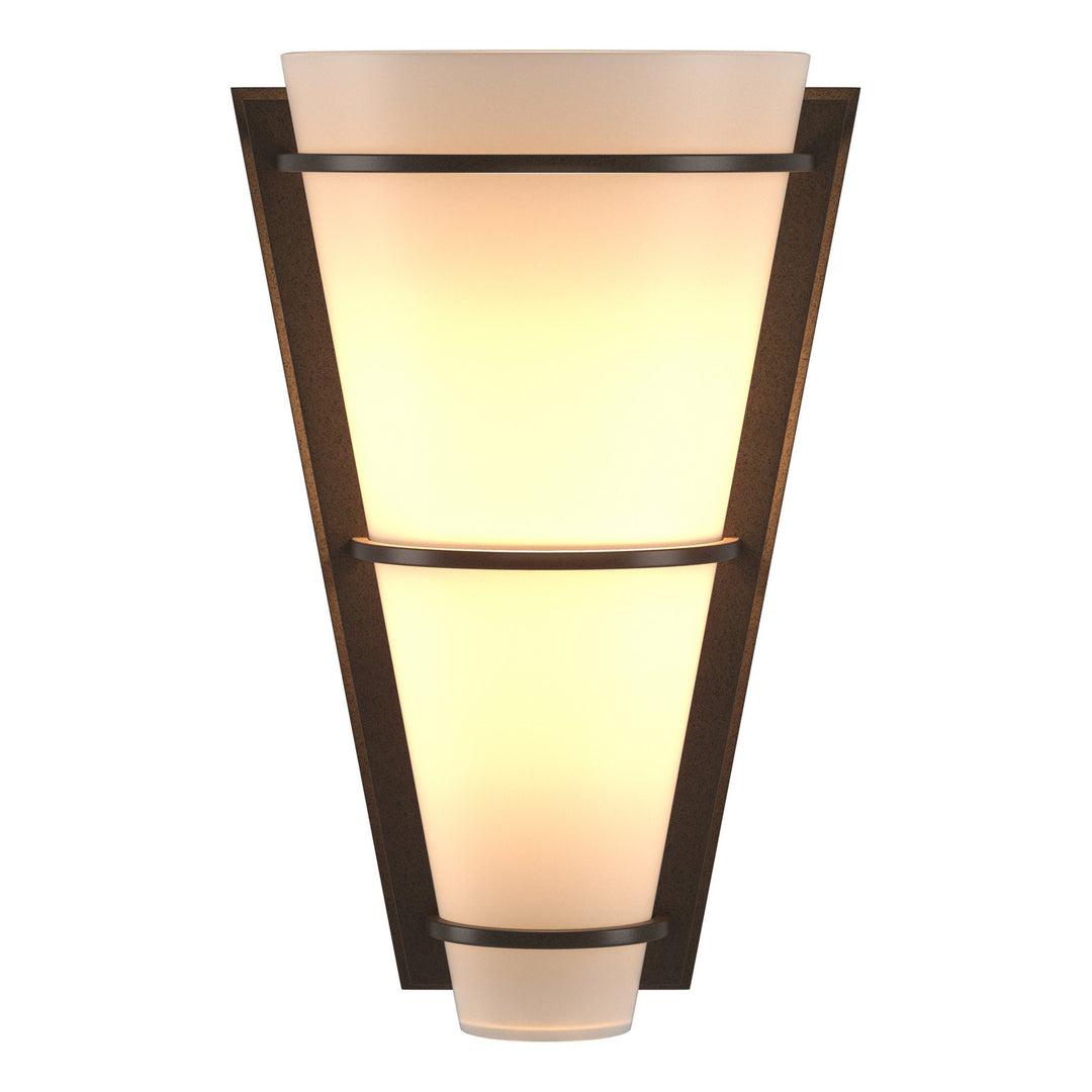 Hubbardton Forge Canada - 206551-SKT-05-GG0059 - One Light Wall Sconce - Half Cone - Bronze