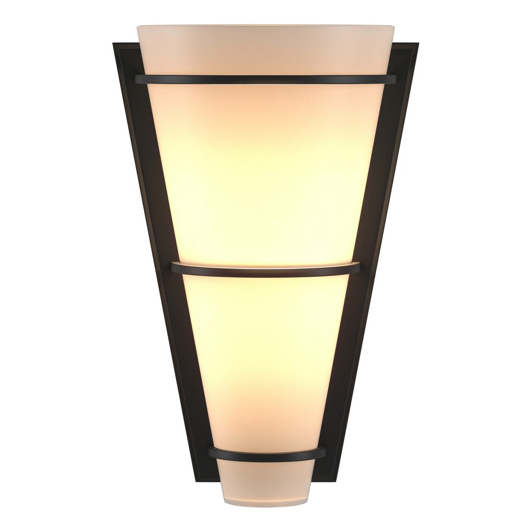 Hubbardton Forge Canada - 206551-SKT-10-GG0059 - One Light Wall Sconce - Half Cone - Black