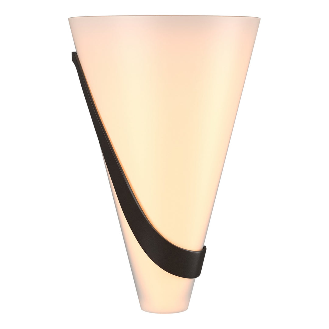 Hubbardton Forge Canada - 206563-SKT-LFT-14-GG0074 - Two Light Wall Sconce - Half Cone - Oil Rubbed Bronze