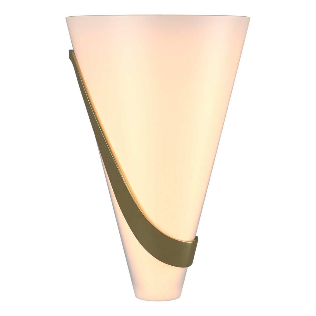 Hubbardton Forge Canada - 206563-SKT-LFT-86-GG0074 - Two Light Wall Sconce - Half Cone - Modern Brass
