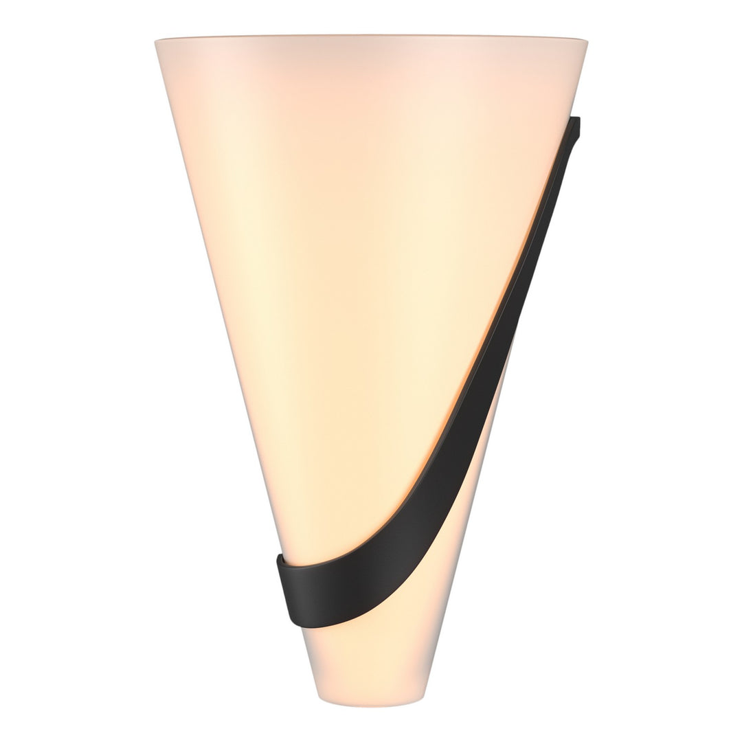 Hubbardton Forge Canada - 206563-SKT-RGT-10-GG0074 - Two Light Wall Sconce - Half Cone - Black